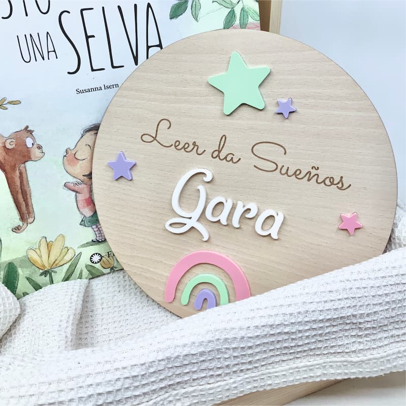 1 Placa Leer da Sueños Personalizada