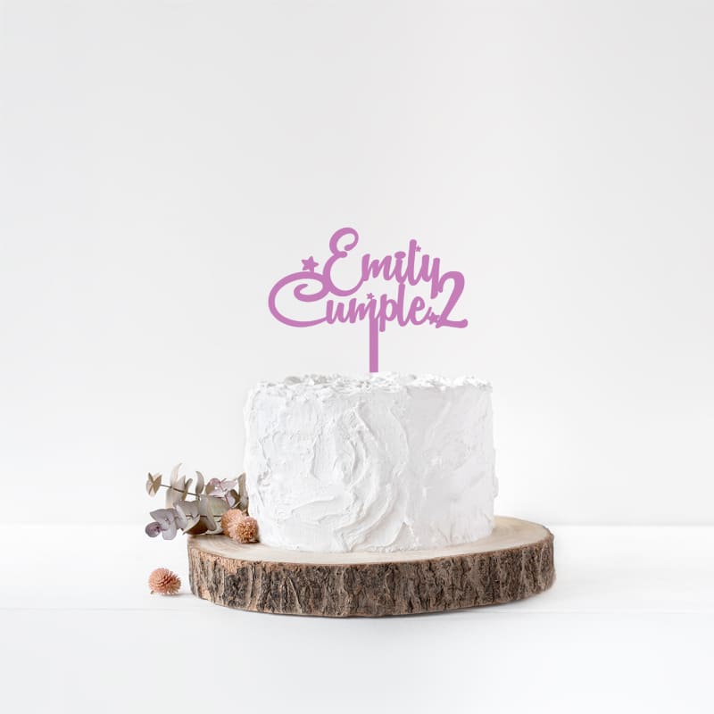 Cake Topper Cumple