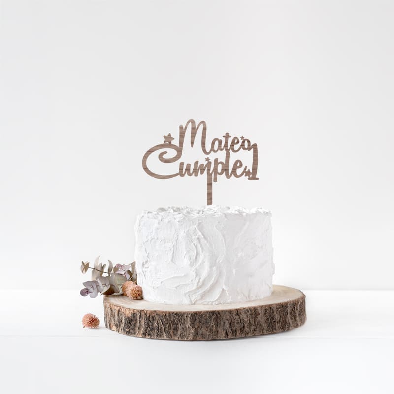 Cake Topper Cumple