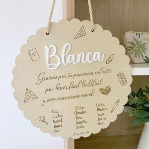 Placa Dedicatoria Profes