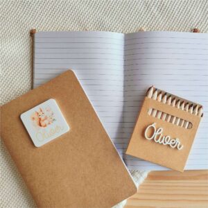 Libreta Animales Bosque personalizada con temática