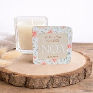 Vela Personalizada "Colección Floral"