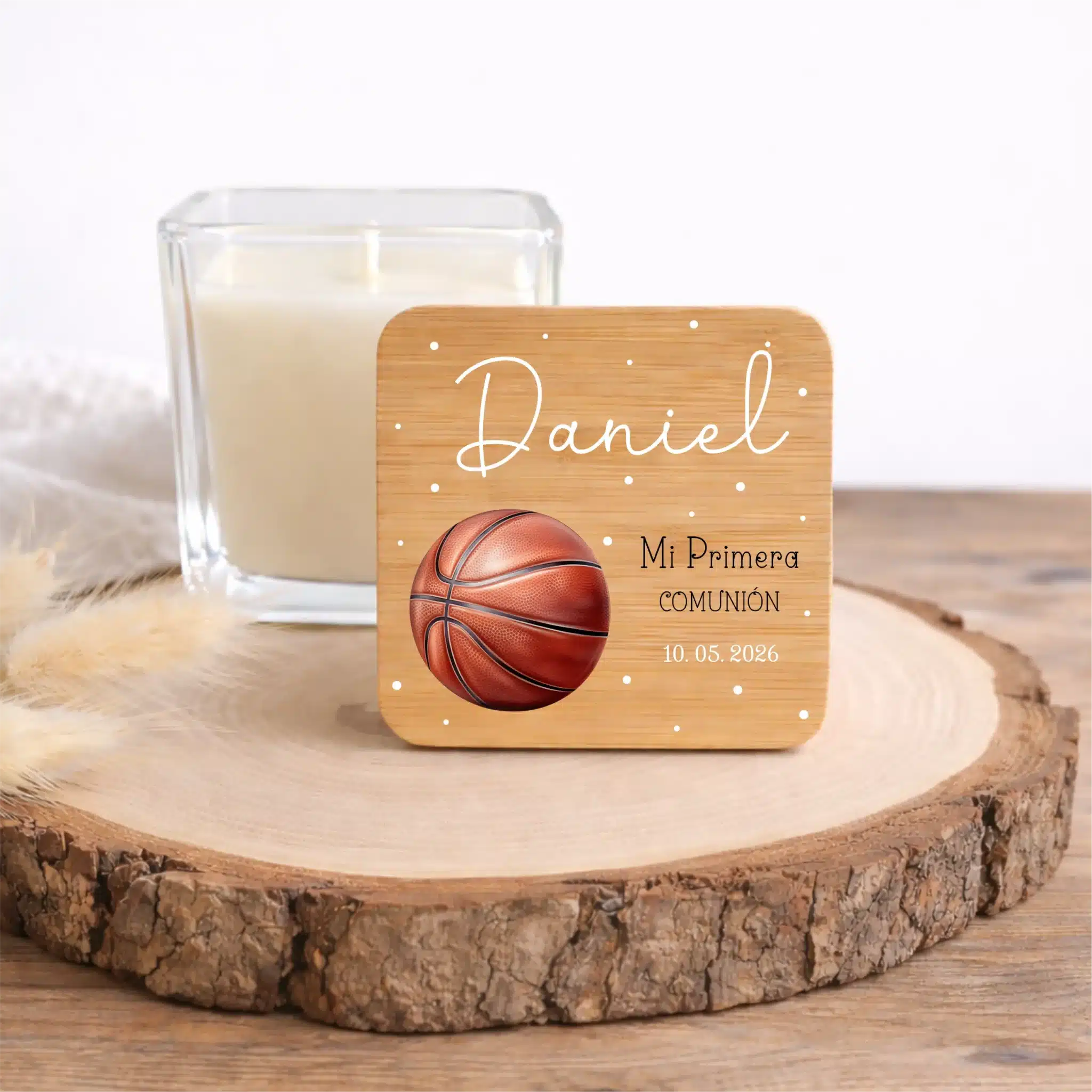 Vela Personalizada "Baloncesto" - Imagen 2